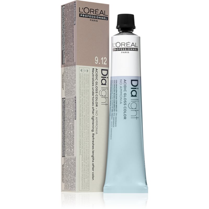 L’Oréal Professionnel Dia Light Tinta Permanente Per Capelli Senza Ammoniaca Colore 9.12 50 Ml