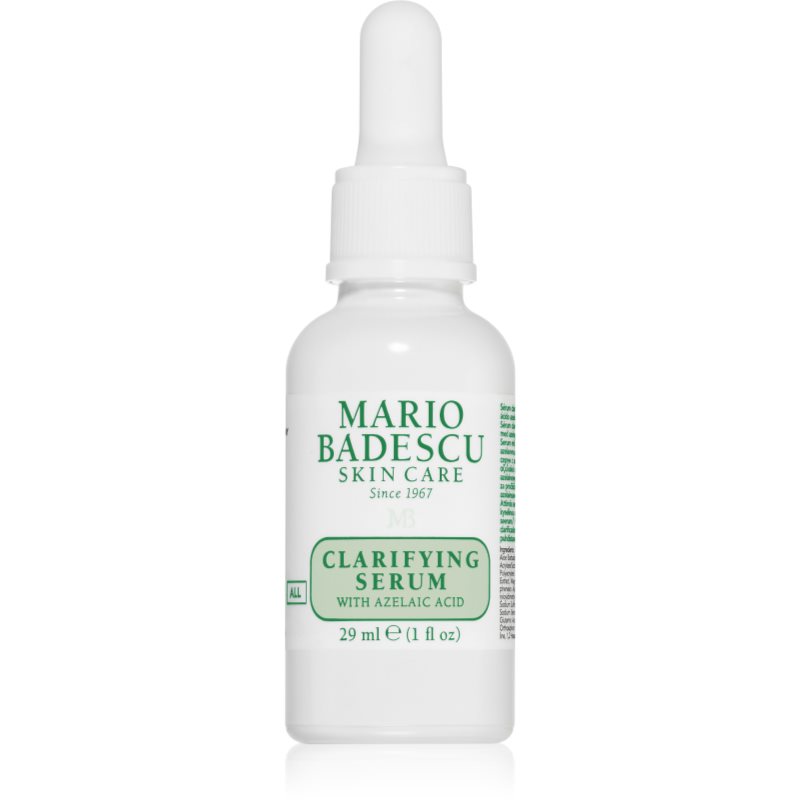 Mario Badescu Clarifying Serum With Azelaic Acid Siero Per Pelli Problematiche, Acne 29 Ml