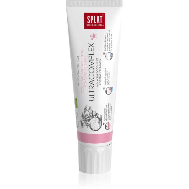 Splat Professional Ultracomplex Dentifricio Bioattivo Per Un Trattamento Integrale E Denti Sensibili Più Bianchi 100 Ml