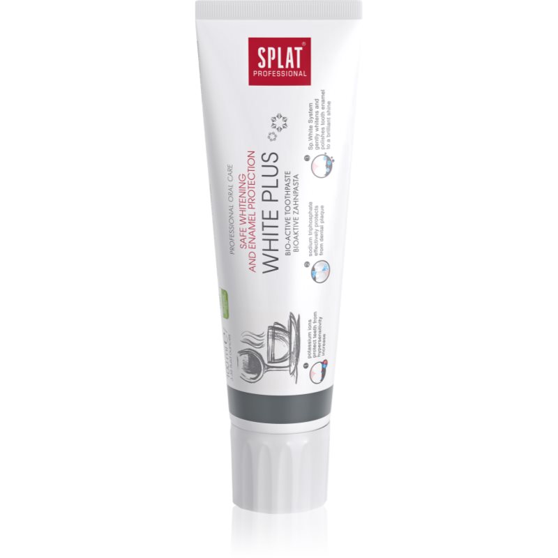 Splat Professional White Plus Dentifricio Bioattivo Per Uno Sbiancamento Delicato E La Protezione Dello Smalto 100 Ml
