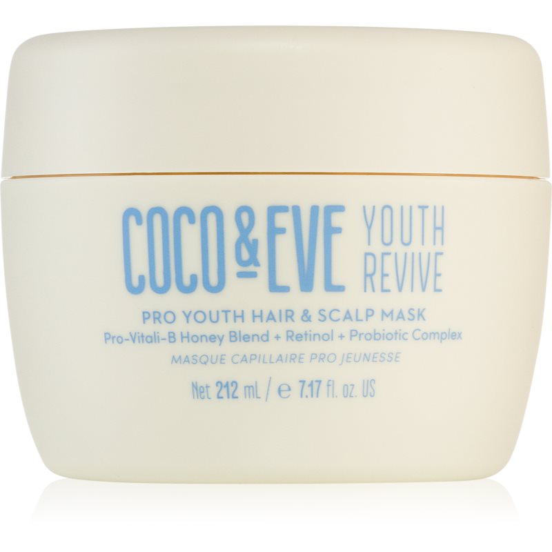 Coco & Eve Youth Revive Pro Youth Hair & Scalp Mask Maschera Rivitalizzante Contro I Segni Di Invecchiamento Dei Capelli 212 Ml