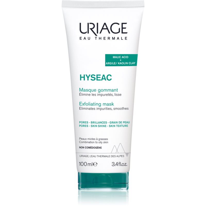 Uriage Hyséac Exfoliating Mask Maschera Esfoliante Per Pelli Grasse E Miste 100 Ml