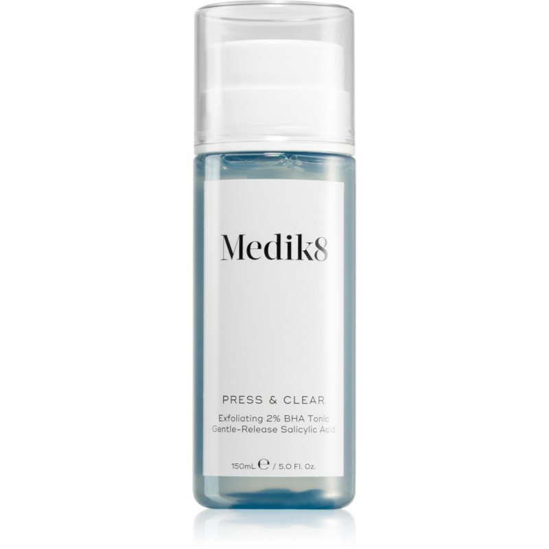 Medik8 Press & Clear Lozione Tonica Esfoliante Delicata A Rilascio Graduale 150 Ml