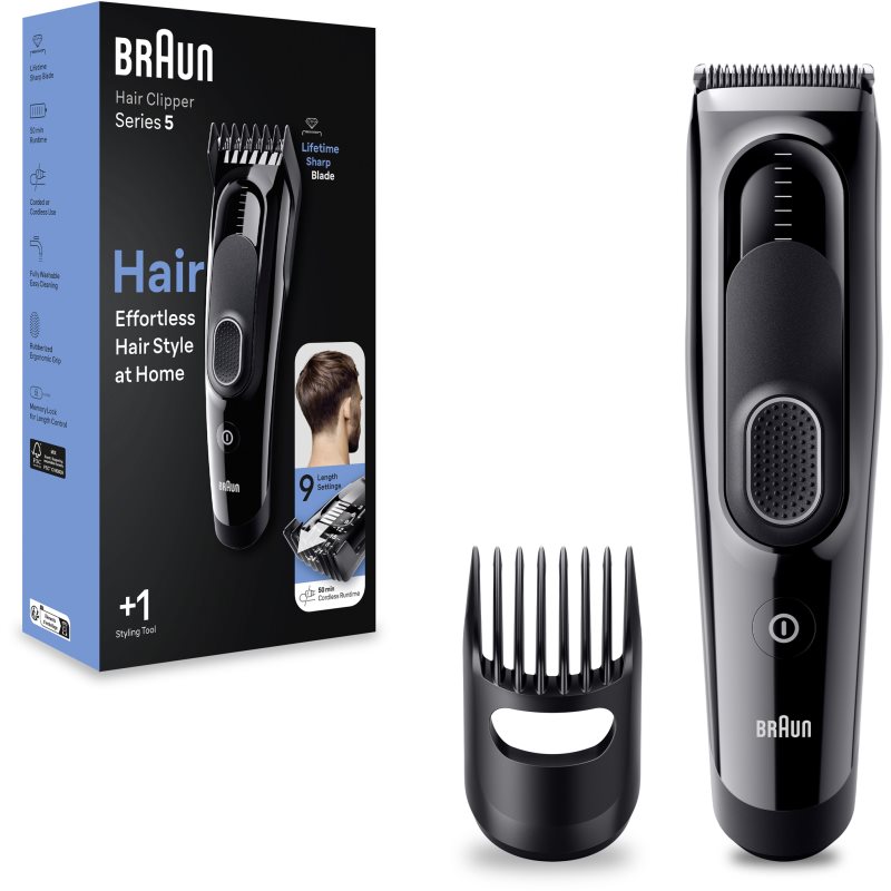 Braun Series 5 Hc5310 Tagliacapelli Con Prolunga Intercambiabile