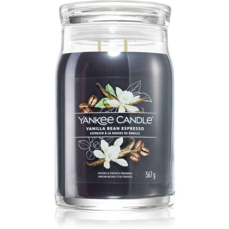 Yankee Candle Vanilla Bean Espresso Candela Profumata Signature 567 G