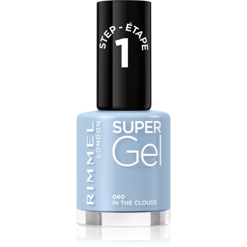 Rimmel Super Gel Smalto Gel Per Unghie Senza Lampada Uv/Led Colore 060 In The Clouds 12 Ml