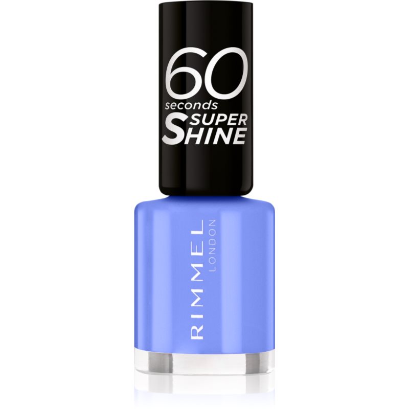 Rimmel 60 Seconds Super Shine Smalto Per Unghie Colore 856 Blue Breeze 8 Ml