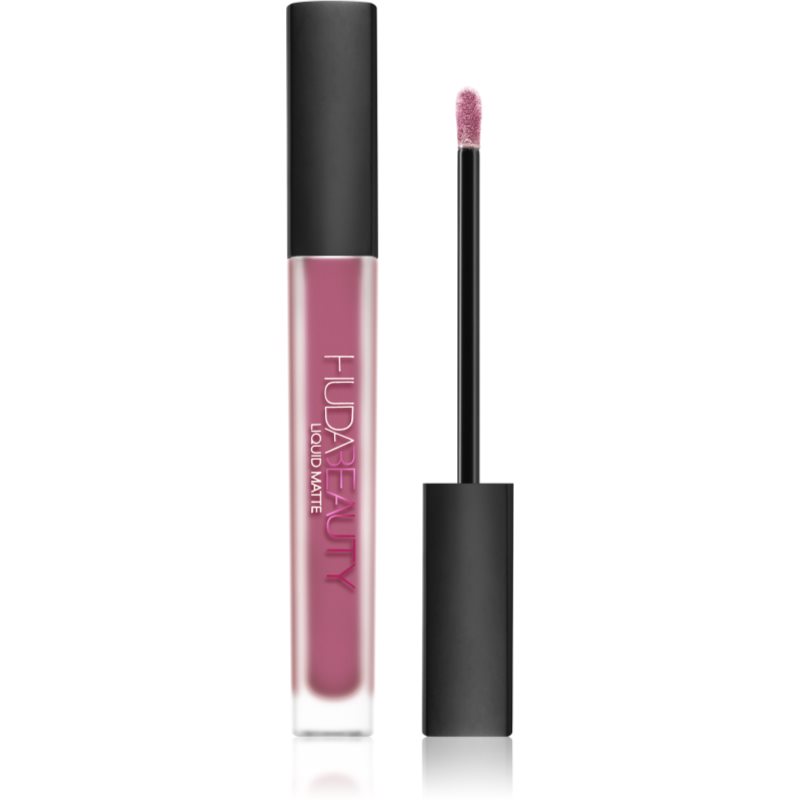 Huda Beauty Liquid Matte Lipstick Ultra-Comfort Rossetto Lunga Tenuta Effetto Opaco Colore Muse 4,2 Ml
