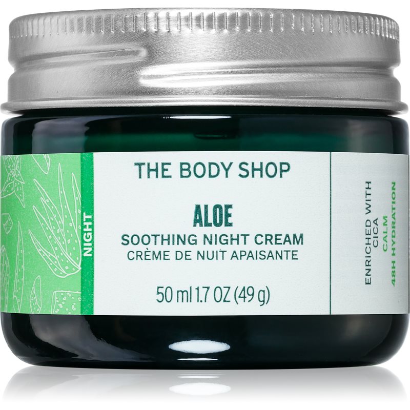 The Body Shop Aloe Soothing Night Cream Crema Notte Lenitiva Per Pelli Sensibili 50 Ml