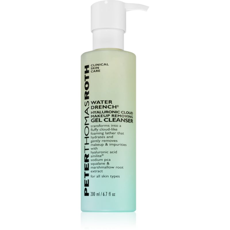 Peter Thomas Roth Water Drench Hyaluronic Cloud Gel Cleanser Gel Struccante Detergente 200 Ml