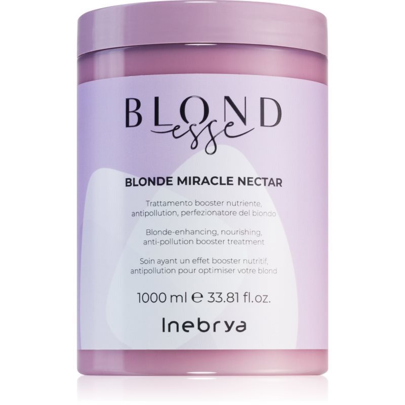 Inebrya Blondesse Blonde Miracle Nectar Trattamento Di Nutrimento Profondo Per Capelli Biondi 1000 Ml