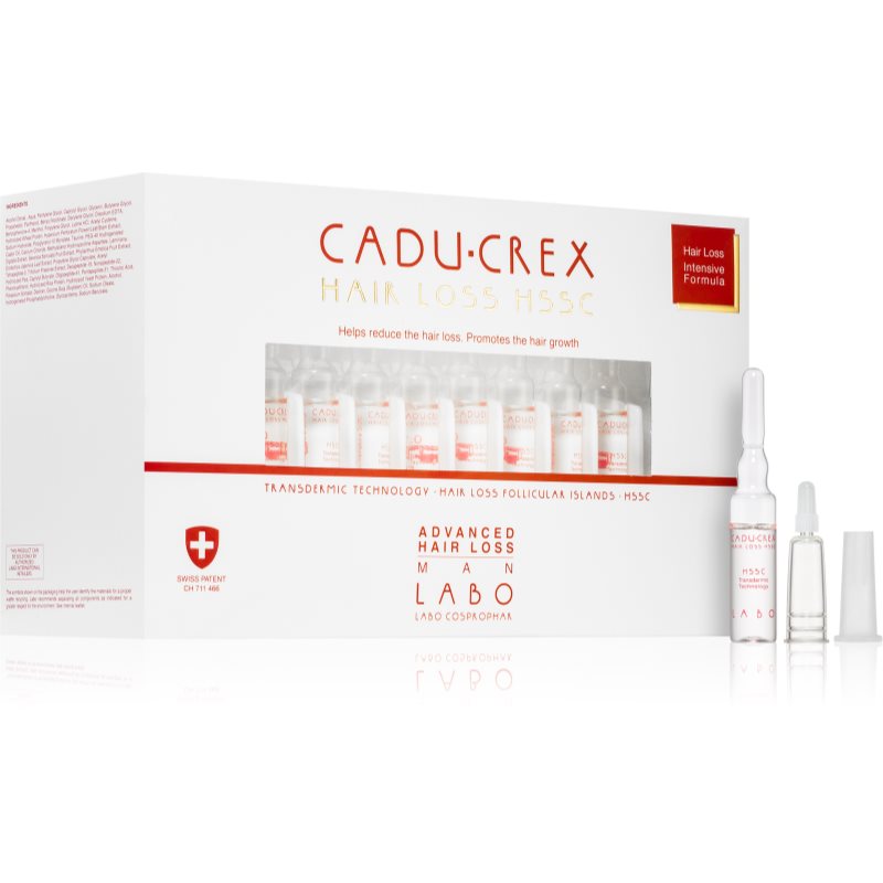 Cadu-Crex Hair Loss Hssc Advanced Hair Loss Trattamento Per Capelli Uomo Contro La Caduta Avanzata Dei Capelli Per Uomo 40X3,5 Ml