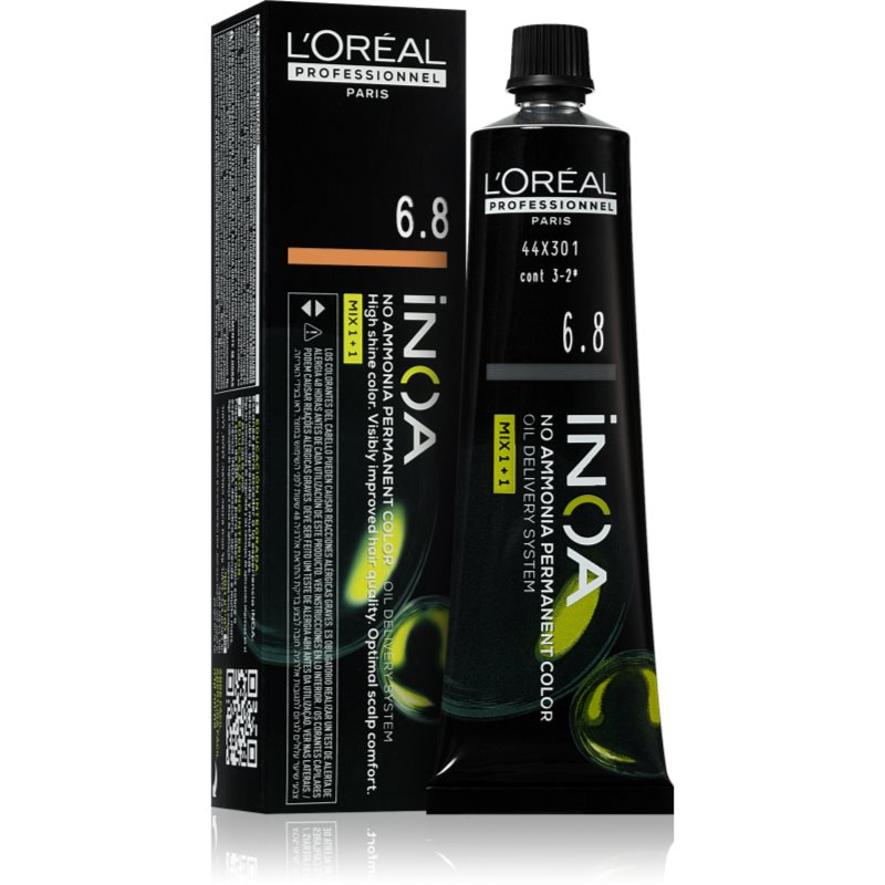 L’Oréal Professionnel Inoa Tinta Permanente Per Capelli Senza Ammoniaca Colore 6.8 60 Ml