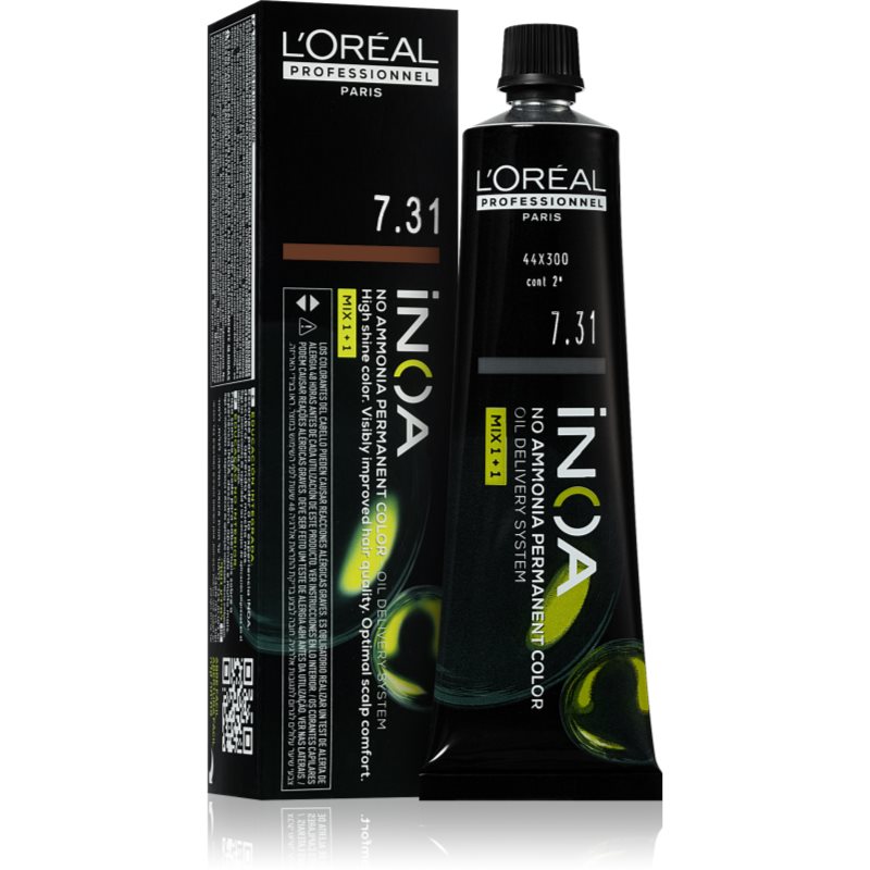 L’Oréal Professionnel Inoa Tinta Permanente Per Capelli Senza Ammoniaca Colore 7.31 60 Ml