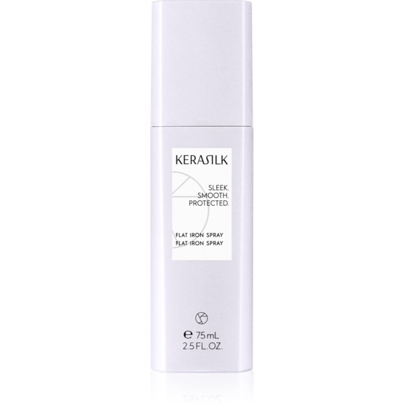 Kerasilk Styling Flat Iron Spray Spray Termoprotettivo Per Piastra E Arricciacapelli 75 Ml