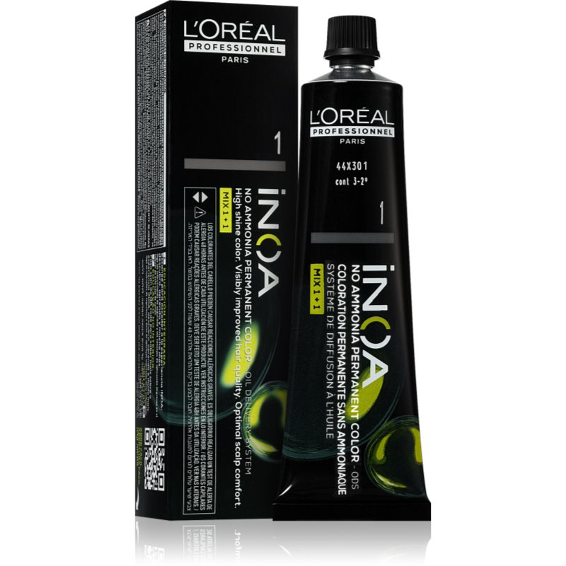 L’Oréal Professionnel Inoa Tinta Permanente Per Capelli Senza Ammoniaca Colore 1 60 Ml