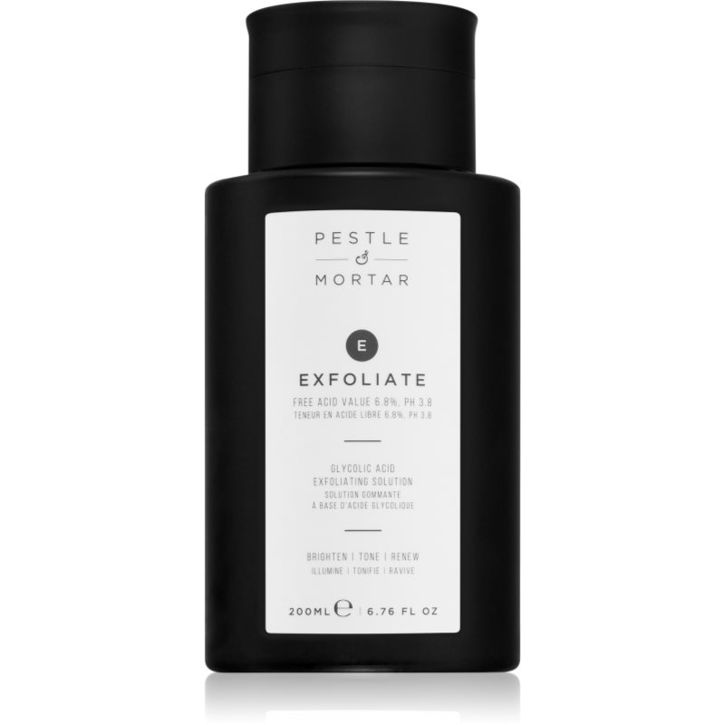 Pestle & Mortar Exfoliate Lozione Tonica Esfoliante Detergente 200 Ml