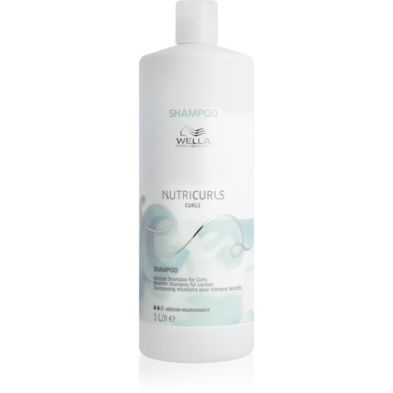 Wella Professionals Nutricurls Curls Shampoo Micellare Delicato Per Capelli Ricci 1000 Ml