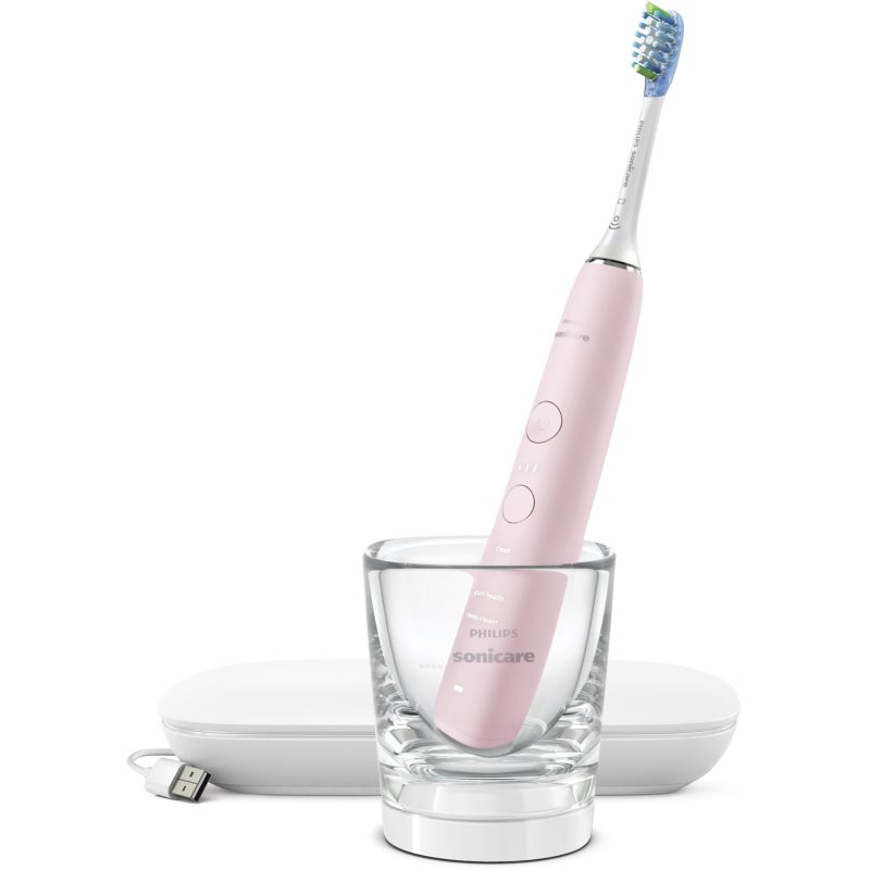 Philips Sonicare 9000 Diamondclean Hx9911/29 Spazzolino Sonico Elettrico Con Bicchiere Di Ricarica Pink 1 Pz