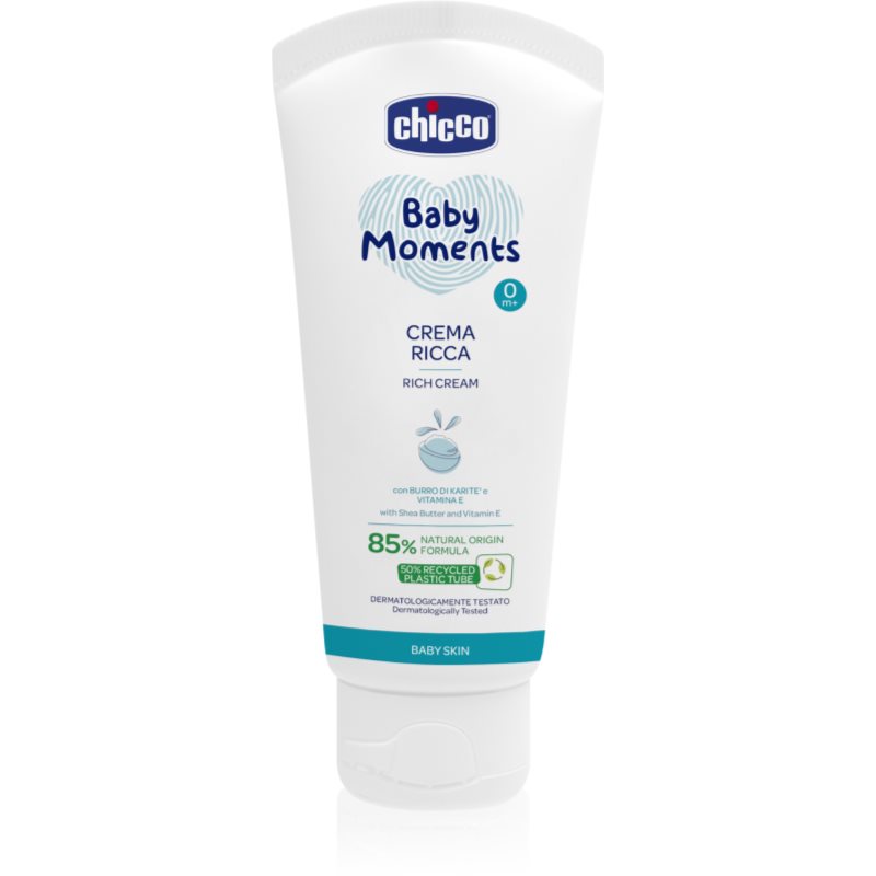 Chicco Baby Moments Rich Cream Crema Nutriente Per Neonati 0 M+ 100 Ml