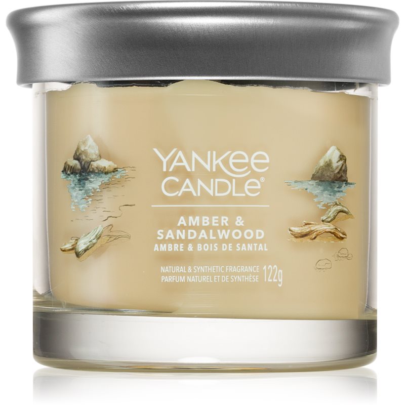 Yankee Candle Amber & Sandalwood Candela Profumata 122 G