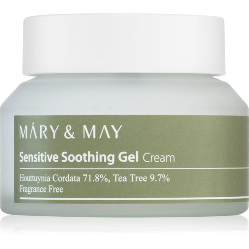 Mary & May Sensitive Soothing Gel Cream Crema-Gel Idratante Leggera Per Lenire E Rinforzare Le Pelli Sensibili 70 G