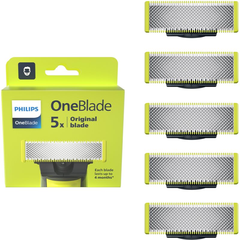 Philips Oneblade Qp250/50 Lame Di Ricambio For Philips Oneblade 5 Pz