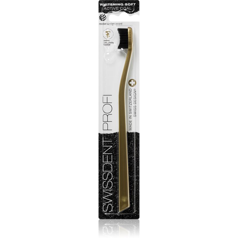 Swissdent Whitening Gold Active Coal Spazzolino Da Denti 1 Pz