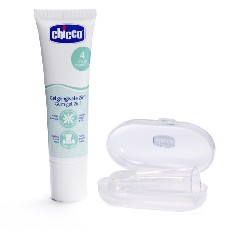 Chicco Oral Care Set Set Per La Cura Dentale Per Bebè 4 M+ 1 Pz