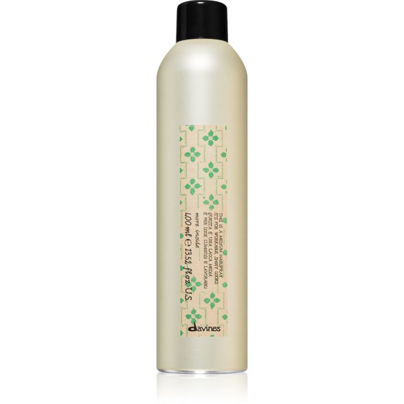 Davines More Inside Medium Hair Spray Lacca Per Capelli Fissante A Tenuta Media 400 Ml