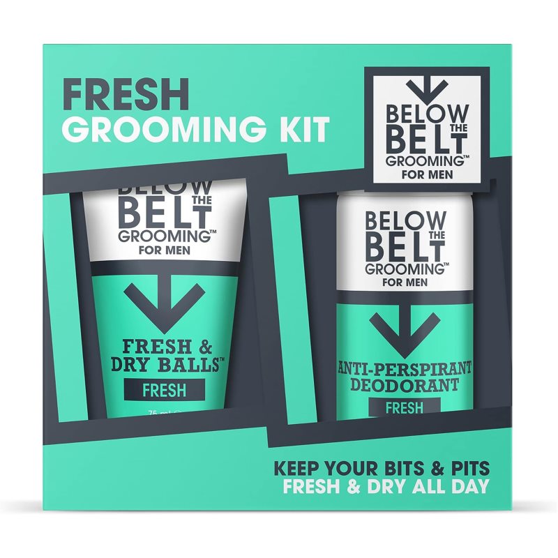 Below The Belt Grooming Fresh Grooming Kit Confezione Regalo Per Le Parti Intime 1 Pz