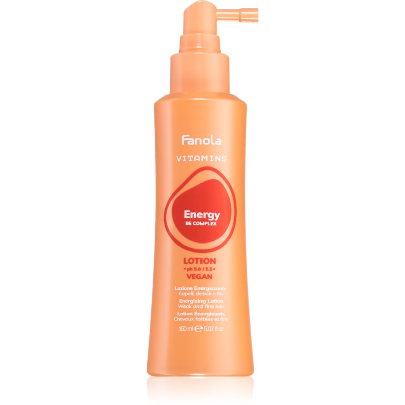 Fanola Vitamins Energizing Lotion Trattamento Energizzante Per Capelli Delicati E Mosci 150 Ml