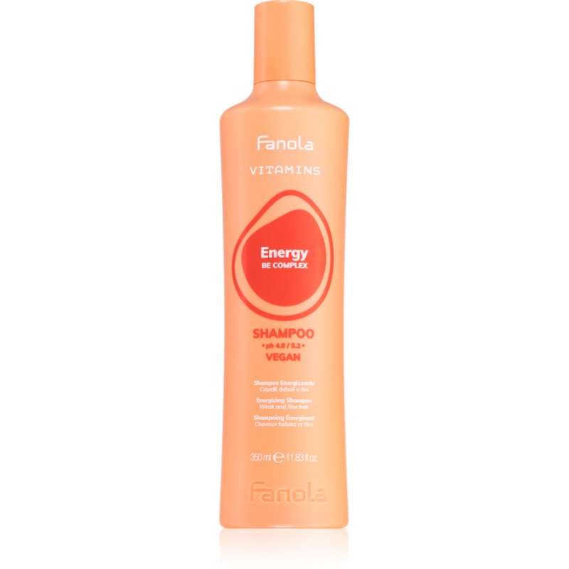 Fanola Vitamins Energizing Shampoo Shampoo Energizzante Per Capelli Deboli E Con Tendenza Alla Caduta 350 Ml