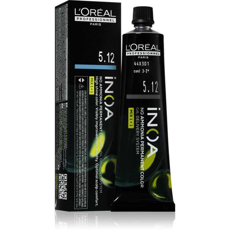 L’Oréal Professionnel Inoa Tinta Permanente Per Capelli Senza Ammoniaca Colore 5.12 60 Ml