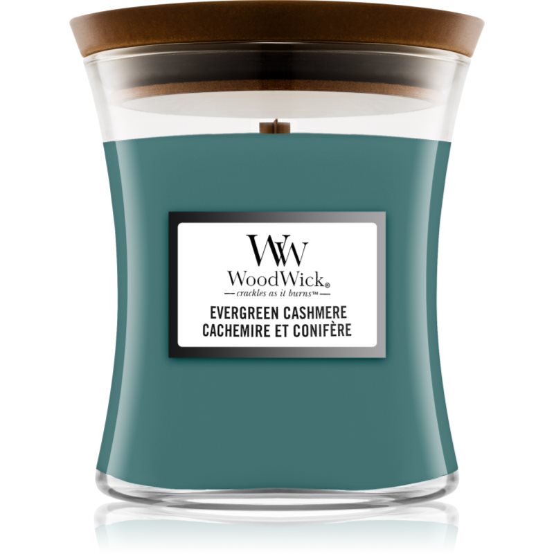 Woodwick Evergreen Cashmere Candela Profumata 275 G