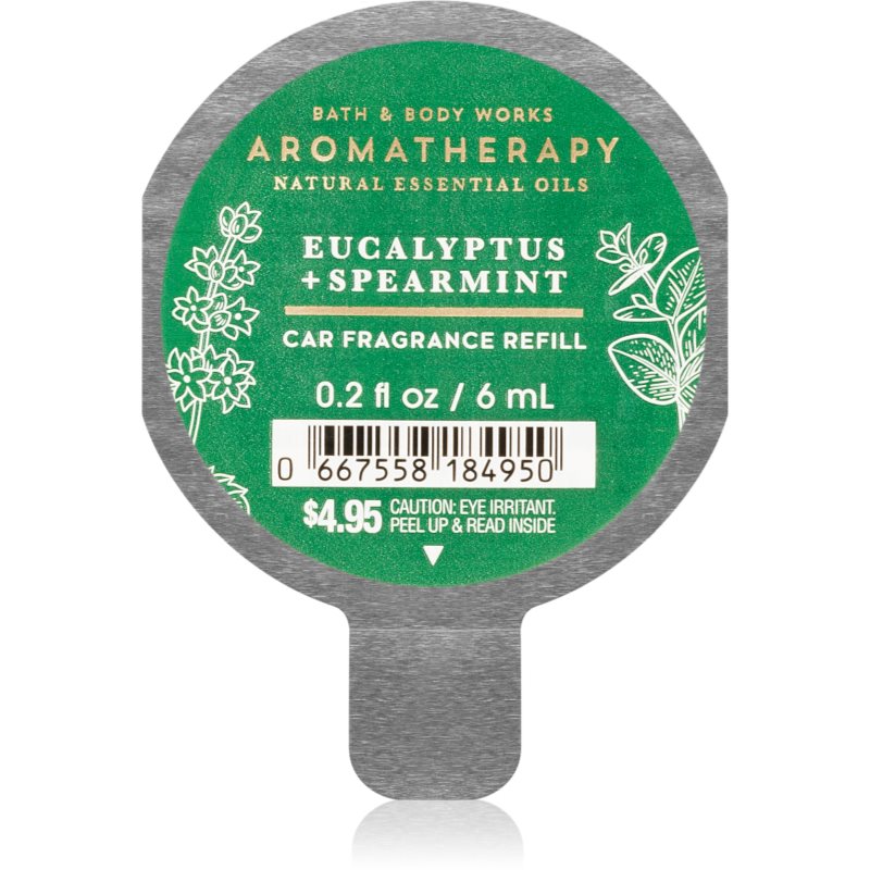 Bath & Body Works Eucalyptus Spearmint Deodorante Per Auto Ricarica 6 Ml
