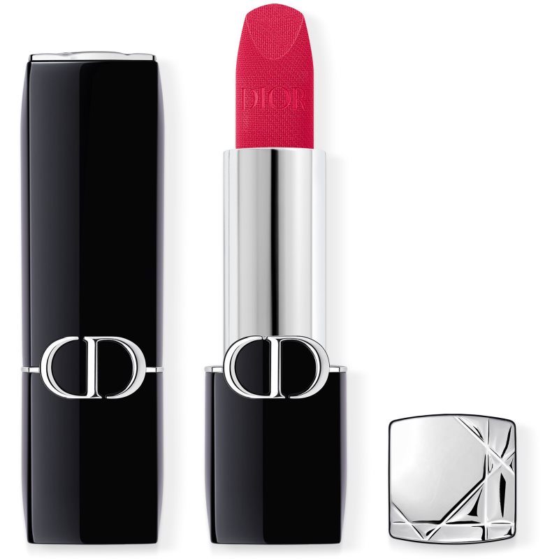 Dior Rouge Dior Rossetto Lunga Tenuta Ricaricabile Colore 784 Rouge Rose Velvet 3,5 G