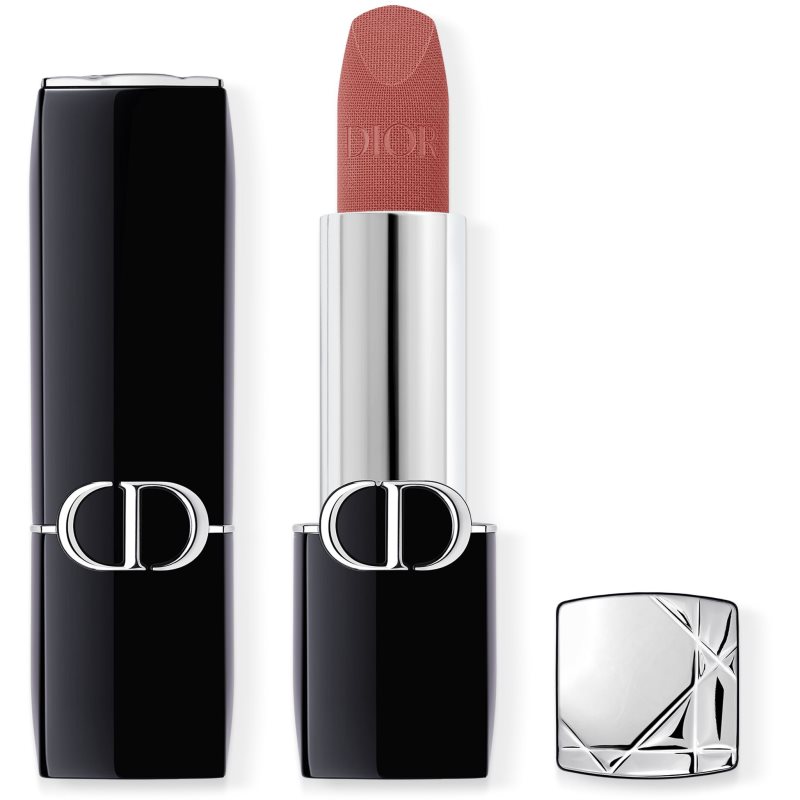 Dior Rouge Dior Rossetto Lunga Tenuta Ricaricabile Colore 360 Souffle De Rose Velvet 3,5 G