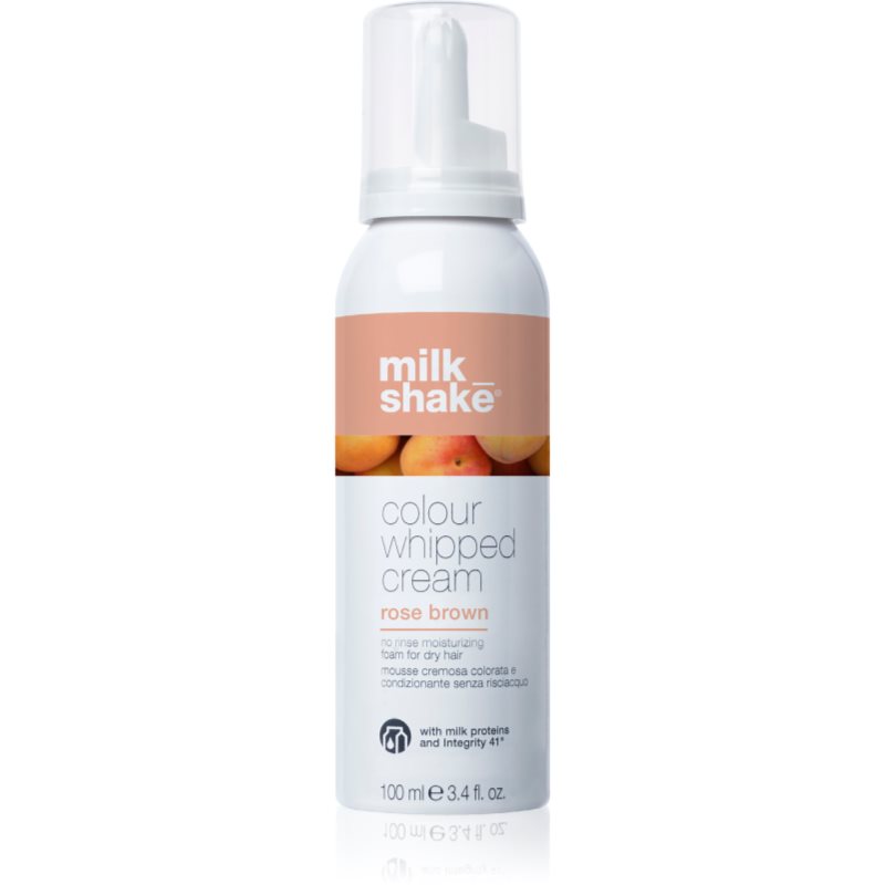 Milk Shake Colour Whipped Cream Mousse Colorata Per Tutti I Tipi Di Capelli Rose Brown 100 Ml