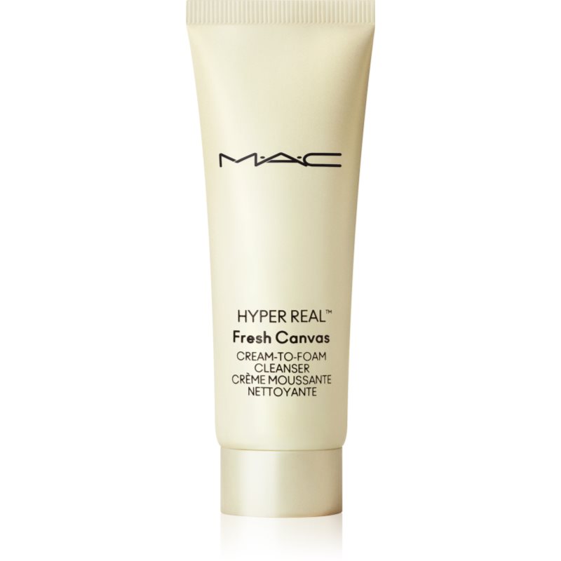 Mac Cosmetics Hyper Real Cream-To-Foam Cleanser Mousse Detergente Idratante 30 Ml