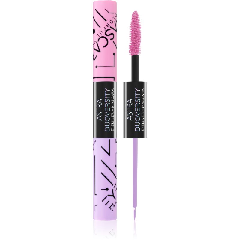 Astra Make-Up Duoversity Mascara E Eyeliner 2 In 1 Colore 05 X-Tatic Fairy 2X3,5 Ml