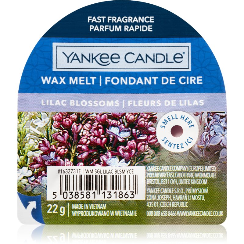 Yankee Candle Lilac Blossoms Cera Per Lampada Aromatica 22 G