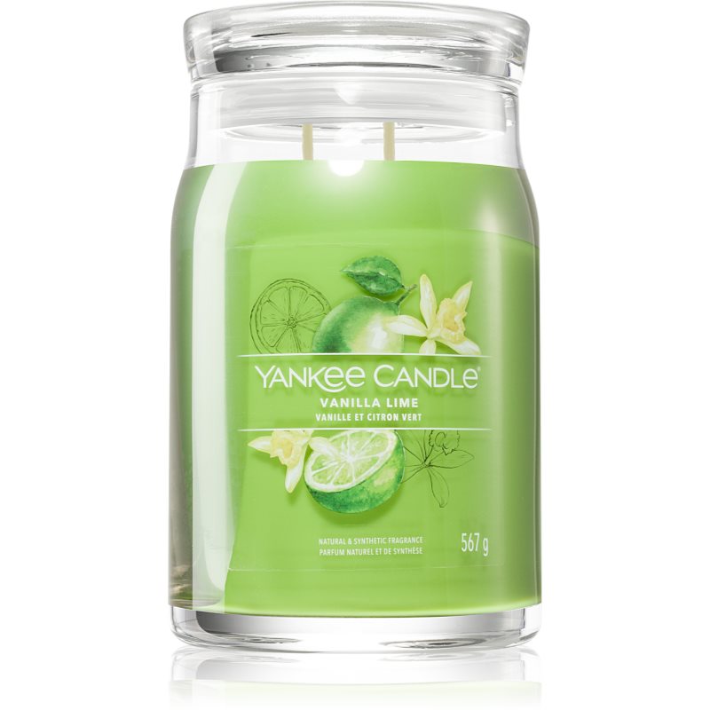 Yankee Candle Vanilla Lime Candela Profumata Signature 567 G