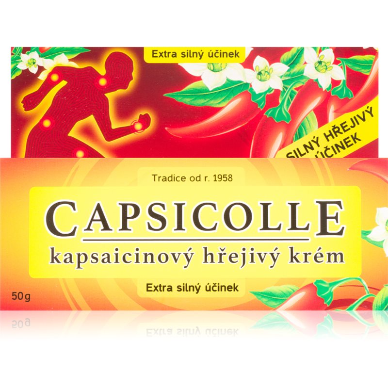 Capsicolle Capsaicin Cream Hot Crema Con Effetto Potenziato Su Muscoli E Articolazioni Affaticati 50 G