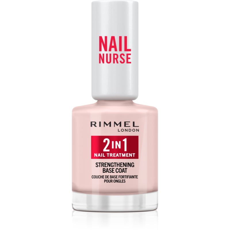 Rimmel Nail Nurse 2-In-1 Base Coat Per Unghie Effetto Rassodante 12 Ml