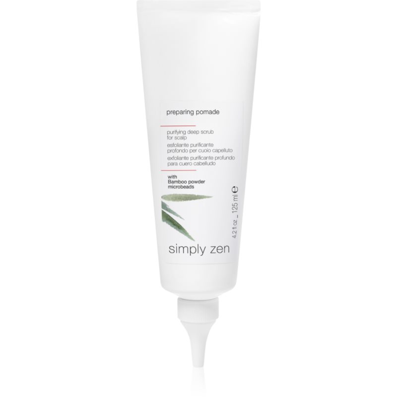Simply Zen Preparing Pomade Pasta Detergente Esfoliante Per Il Cuoio Capelluto 125 Ml
