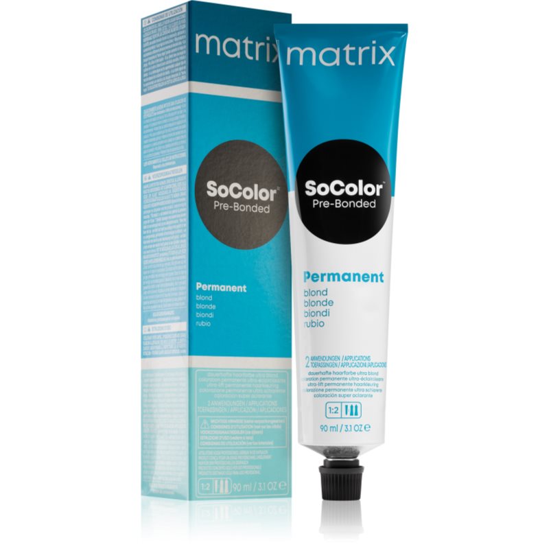 Matrix Socolor Pre-Bonded Blonde Tinta Permanente Per Capelli Colore Ul-A+ Ultra Blonde Ash+ 90 Ml