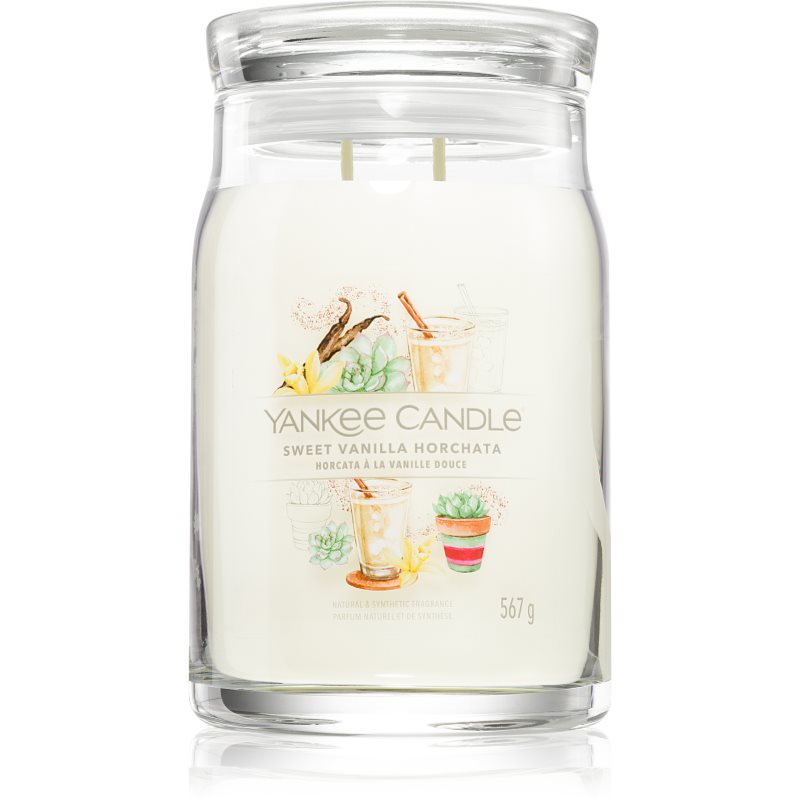 Yankee Candle Sweet Vanilla Horchata Candela Profumata 567 G