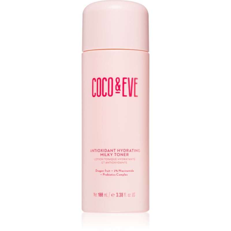 Coco & Eve Antioxidant Hydrating Milky Toner Lozione Tonica Idratante Viso Con Effetto Antiossidante 100 Ml
