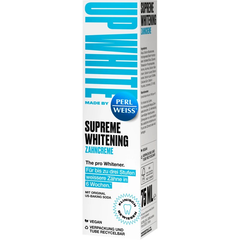 Perl Weiss Up White Supreme Whitening Dentifricio Sbiancante 75 Ml